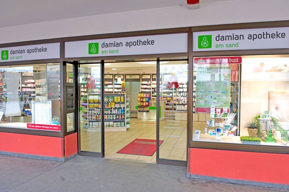 Damian Apotheke am Sand Aussenansicht Damian Apotheke am Sand Aussenansicht